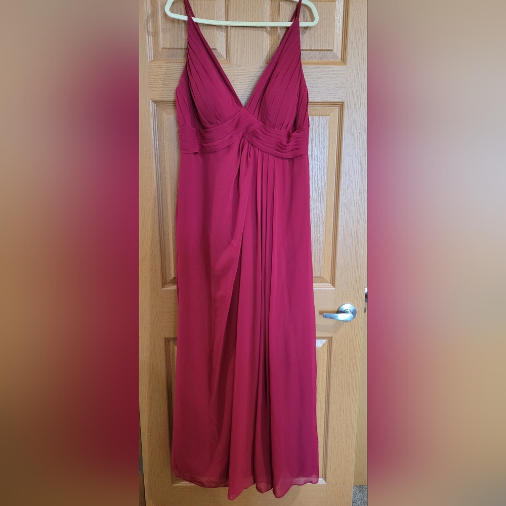 Azazie Maroon Bridesmaid Dress